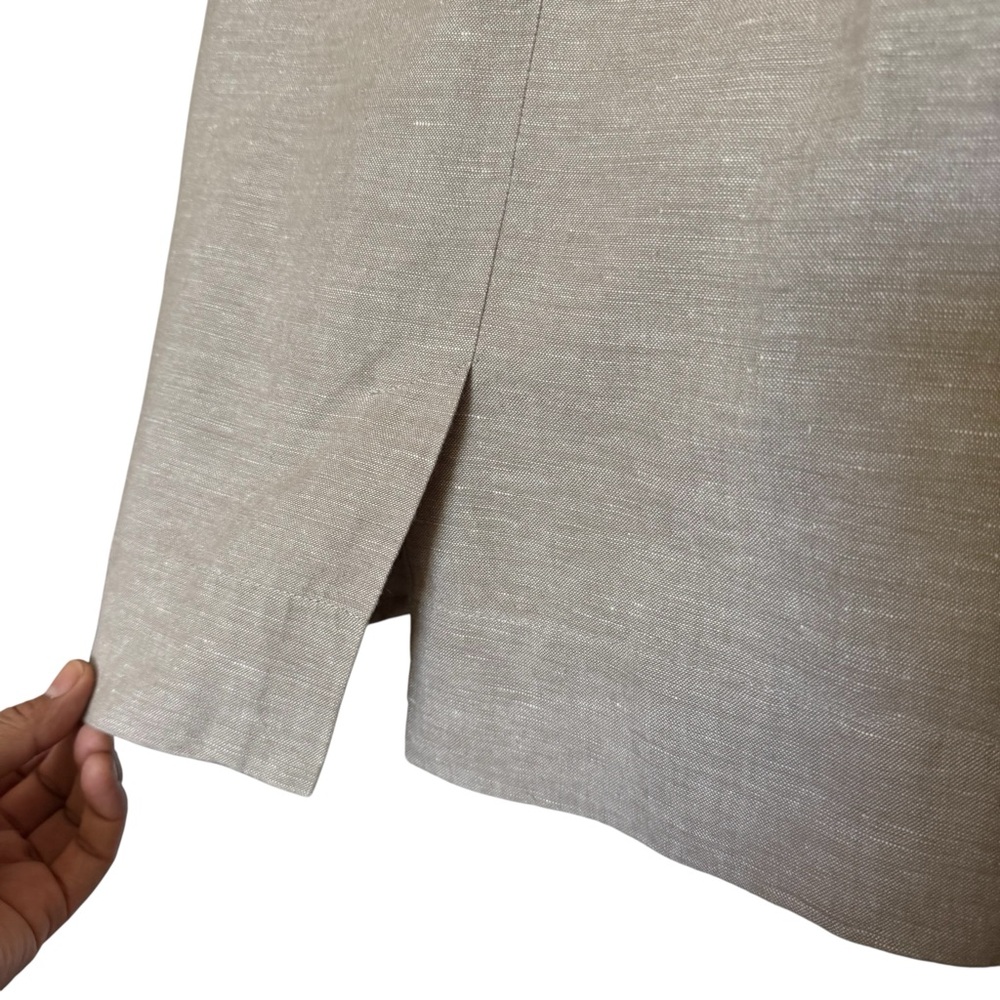 Banana Republic Linen Blend Sheath Dress Size 6P - Picture 6 of 9